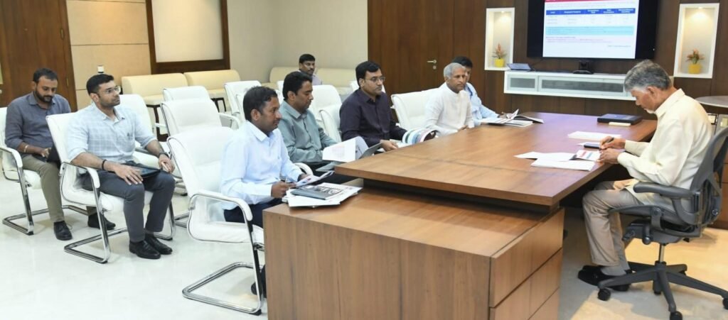 నెల 21న యోగాంధ్ర కార్యక్రమం నిర్వహణపై అధికారులతో ముఖ్యమంత్రి చంద్రబాబు సమీక్ష..!*